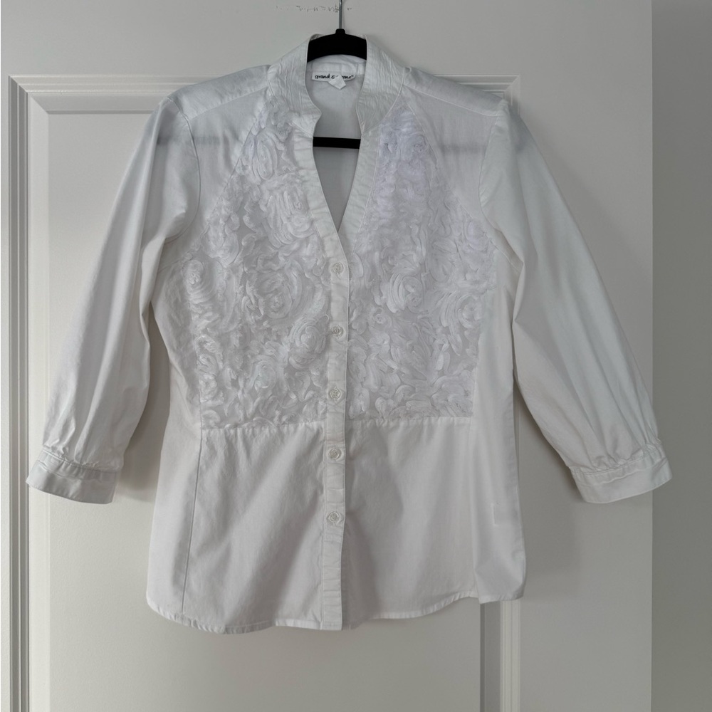 Grand & Greene White Button Down Shirt